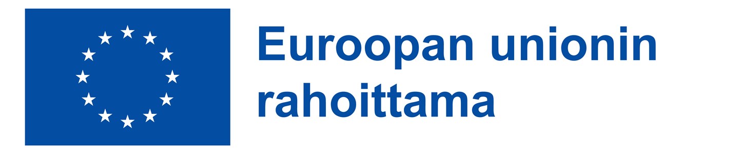 EU:n lippu ja teksti "Euroopan unionin rahoittama".